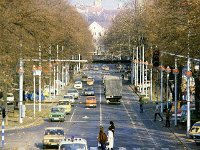 Savska cesta 1980-ih godina, pogled prema sjeveru
